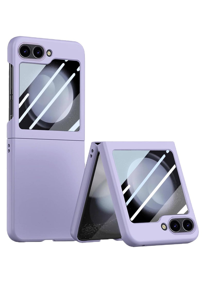 Generic - Color Case Compatible with Samsung Galaxy Z Flip 6, Hard PC with Camera & Screen Protector Ultra-Thin Anti-Scratches Shockproof Flexible Protective Cover for Men & Women - Image 1