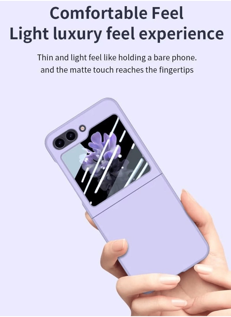 Generic - Color Case Compatible with Samsung Galaxy Z Flip 6, Hard PC with Camera & Screen Protector Ultra-Thin Anti-Scratches Shockproof Flexible Protective Cover for Men & Women - Image 1