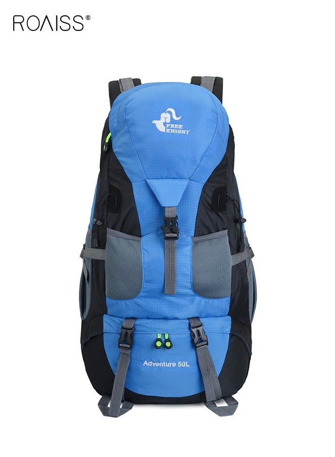 رويس حقيبة كتف مزدوجة متعددة وظائف في الهواء الطلق للرجال والنساء المشي لمسافات طويلة الرياضية السياحي حقيبة تسلق الجبال سعة كبيرة - Image 1