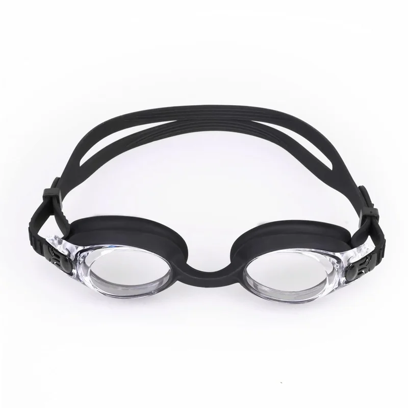 نيفيا Nivia Scool Jr Swimming Goggles for Kids - Anti Fog, UV Protection, Comfort Fit - Black