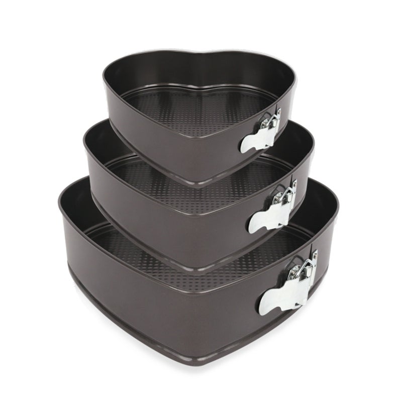 Nonstick Springform Baking Pan: 9-Inch Carbon Steel Construction - Detachable Bottom Heat Resistant Bakeware for Home Baking Enthusiasts - Image 1