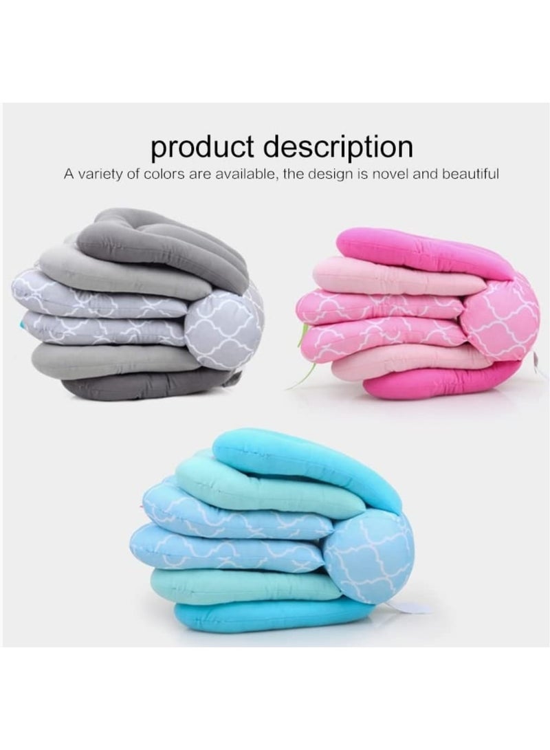 Baby Crib Bumper Cushion – Soft Protective Bed Guard Pillow | Breathable & Comfortable Safety Padding for Newborns | Washable & Multi-Color Design - Image 2