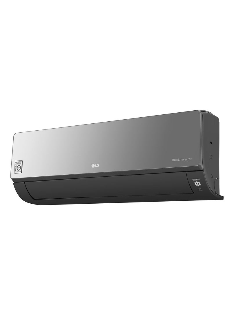 LG Dualcool Inverter Compressor, Artcool, 2.25 HP Cooling/Heating UVnano, Faster Cooling, Energy Saving LG-S4NW18KLRMA Black - Image 2