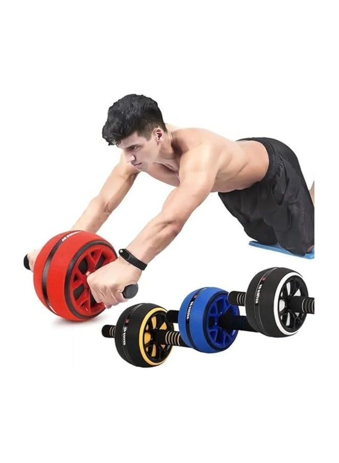 Generic Ab Roller  Ab Wheel Ab Roller Abdominal Exercise Equipment Core Strength Training Home Fitness Exercise Wheel Abdominal Exercise Machine with Knee Pads Accessories - Image 1
