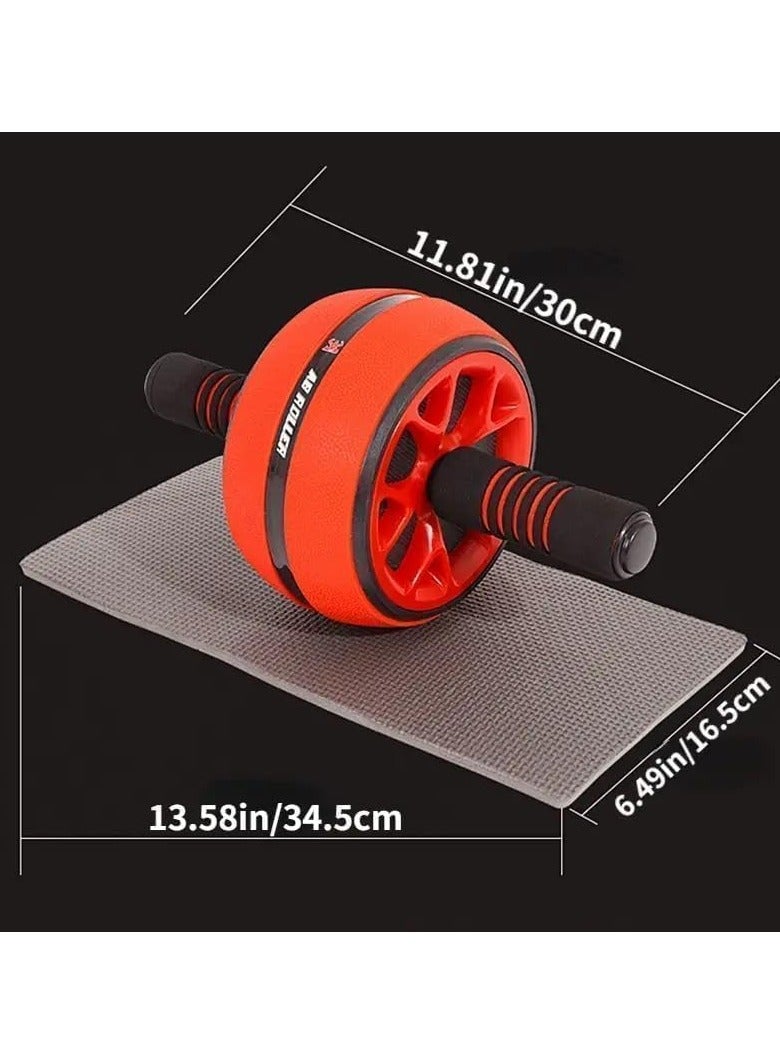 Generic Ab Roller  Ab Wheel Ab Roller Abdominal Exercise Equipment Core Strength Training Home Fitness Exercise Wheel Abdominal Exercise Machine with Knee Pads Accessories - Image 3