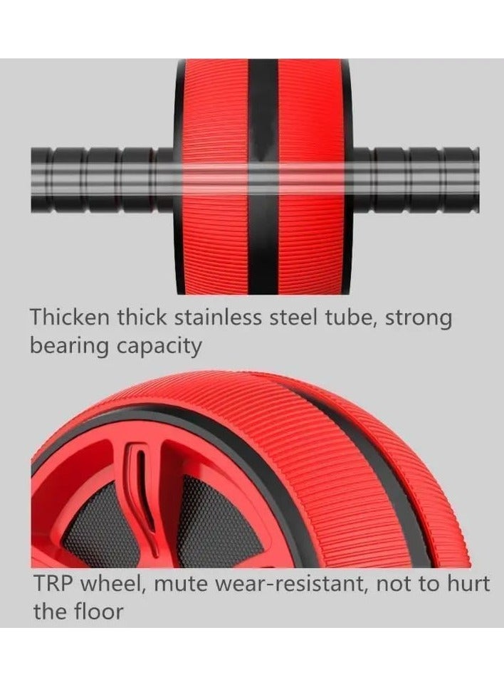 Generic Ab Roller  Ab Wheel Ab Roller Abdominal Exercise Equipment Core Strength Training Home Fitness Exercise Wheel Abdominal Exercise Machine with Knee Pads Accessories - Image 2