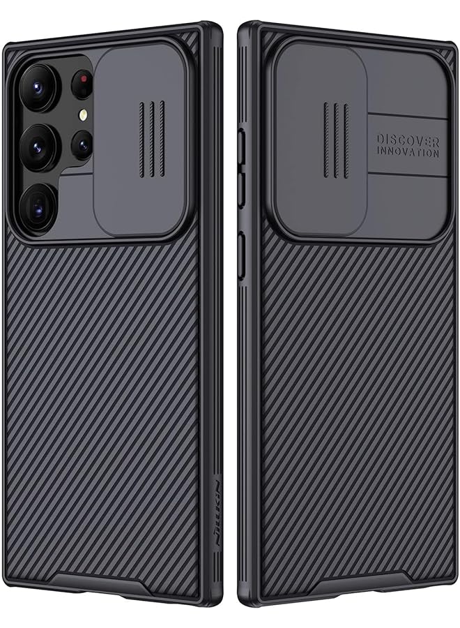 erorex For Samsung Galaxy S24 Ultra Case Camera Lens Protection Slide Cover Tpu Shockproof Airbag Bumper Mobile Phone Back Cover Slim Fit Anti Fingerprint Casing Mdtch0269 - Image 1