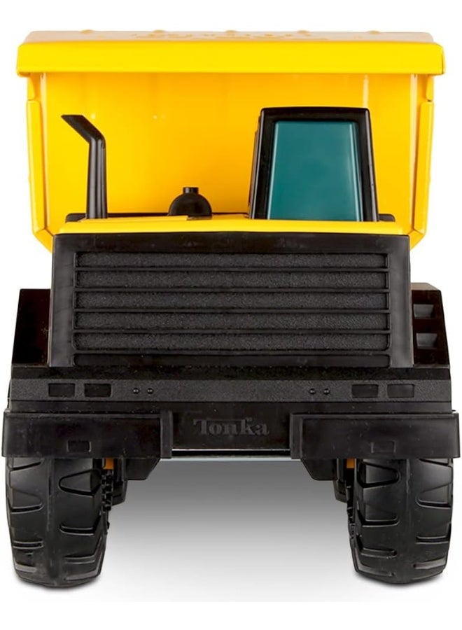 Tonka Steel Classics Mighty Dump Truck, Toy Truck, Real Steel Construction, Ages 3 and Up, Frustration-Free Packaging (FFP), Yellow - Image 5