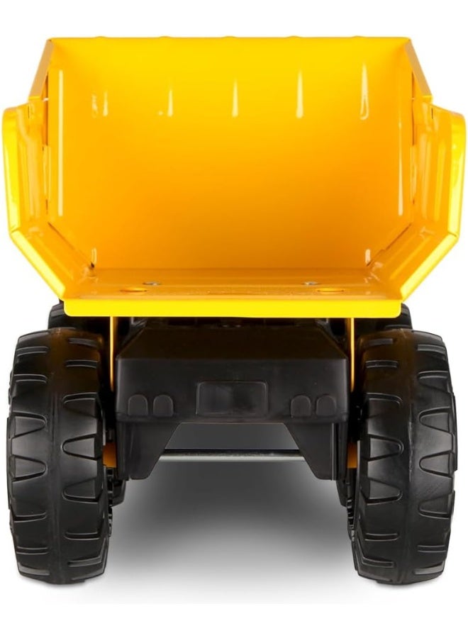 Tonka Steel Classics Mighty Dump Truck, Toy Truck, Real Steel Construction, Ages 3 and Up, Frustration-Free Packaging (FFP), Yellow - Image 2