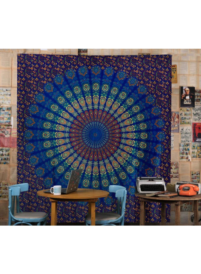 Hendi Mandala Bohemian Mandala Printed Wall Tapestry – Colorful Hippie Art Décor – Lightweight Polyester –  Bedroom, Living Room, Dorm Decoration - Image 3