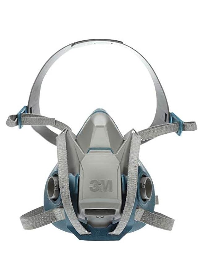 Arabest - Rugged Comfort Half Facepiece Respirator with Quick Latch, NIOSH Approved, Cool Flow Valve, Bayonet Connection, Silicone Seal, for Gases, Vapors, Dust, Maintenance, Construction. - Image 1