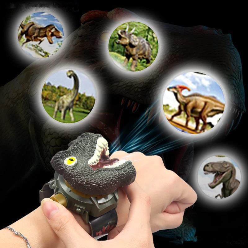 RAYCHY Cartoon Watch Dinosaur Projection Children's Watch 3D Tyrannosaurus Electronic Watches for Kids Gift - Image 4