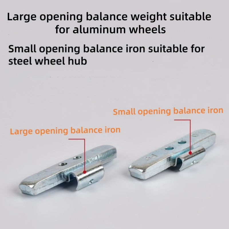 81 Piece Tire Balancing Weight Clamp Kit For Aluminum And Steel Wheels - Image 5