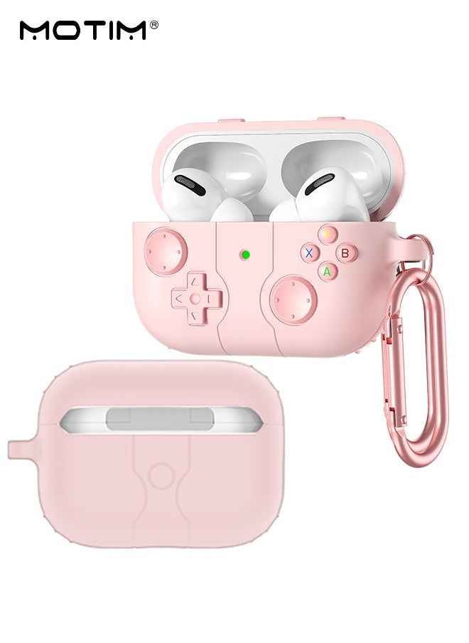 Motim Apple AirPods Pro 2/Pro 1 Lock Case, Silicone Protective Case, Rugged Shockproof Hard Shell Cover with Keychain for AirPods Pro 2/1  - Image 1