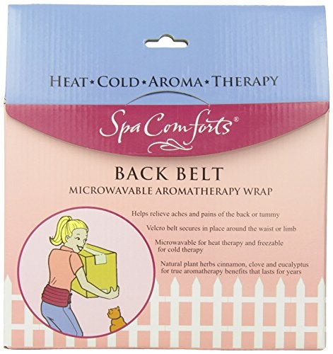 DreamTime Spa Comforts Back Belt Blue and Brown - Image 4
