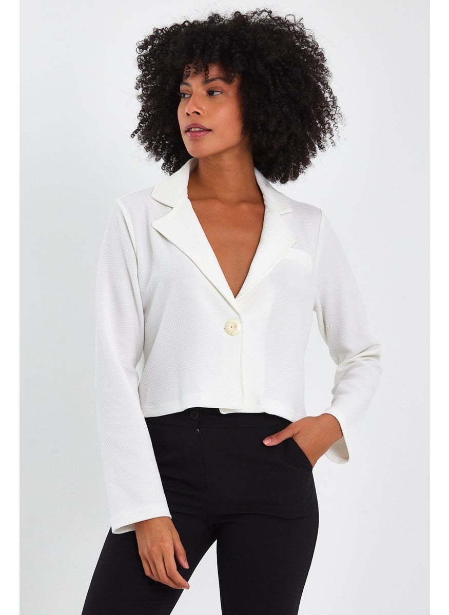 Alexander Gardi Unlined Crop Blazer Jacket (B22-21400)  - Image 2