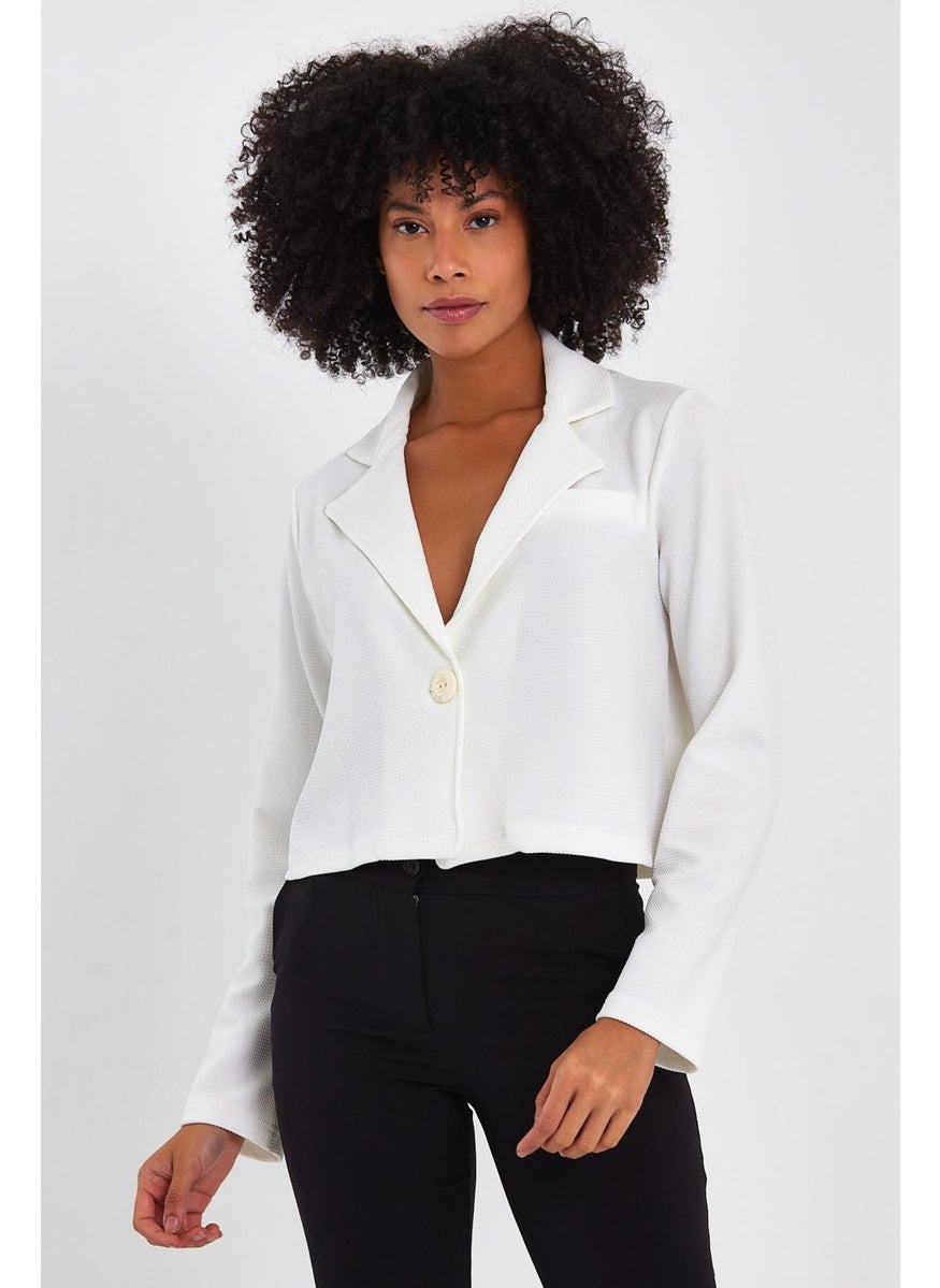 Alexander Gardi Unlined Crop Blazer Jacket (B22-21400)  - Image 3