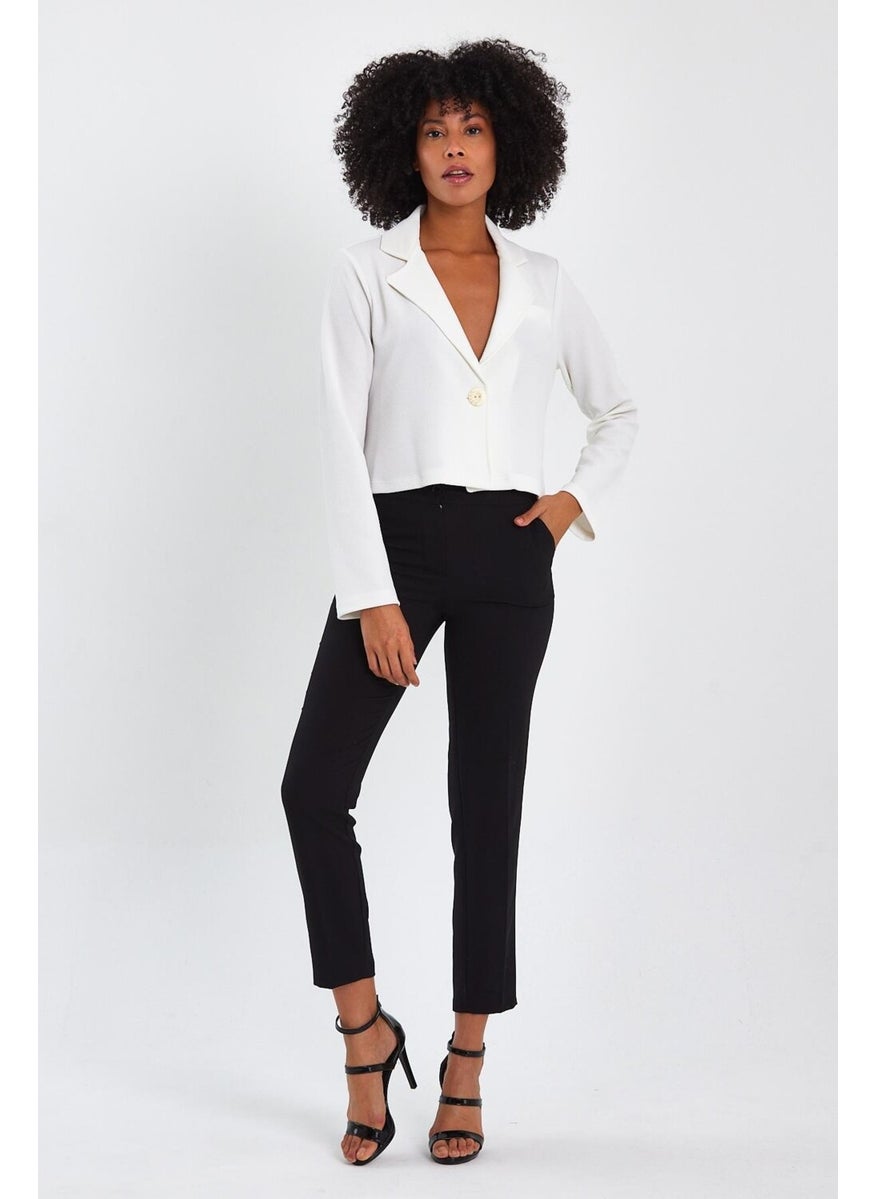 Alexander Gardi Unlined Crop Blazer Jacket (B22-21400)  - Image 1