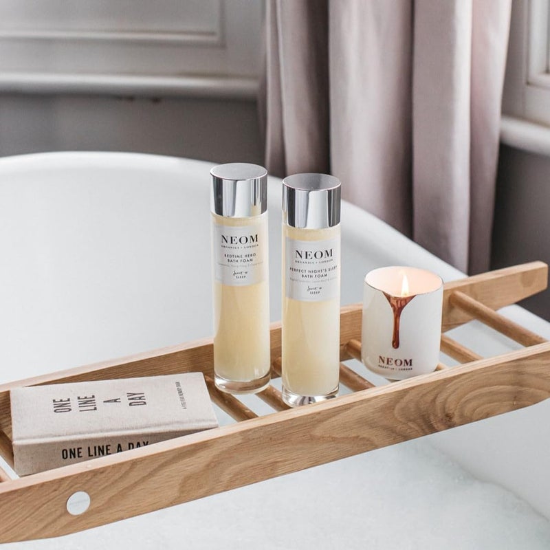 NEOM Perfect Night's Sleep Bath Foam, 200ml I Lavender, Sweet Basil & Jasmine I 100% Natural Fragrances I 16 Other Essential Oils I Soothing Aloe and Sweet Almond Oil I Blended in The UK - Image 5