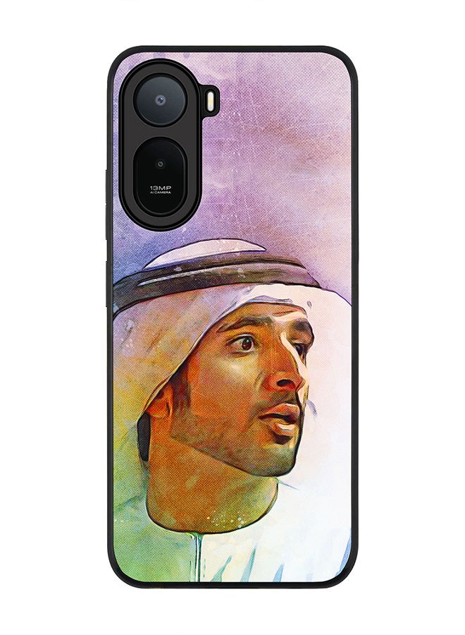 Stylizedd Rugged Case for Xiaomi Redmi A7 Pro 4G / Poco C81 / Poco C81 Pro / Poco C85x 5G- Slim Fit Hybrid Rubber Cover Fazza Sheikh Hamdan