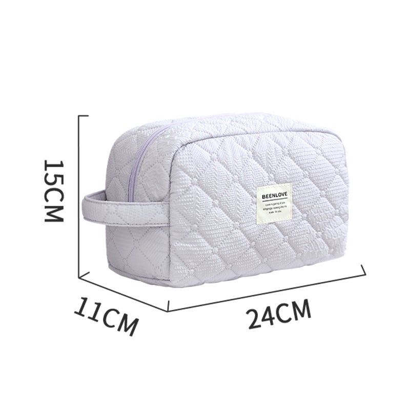 Beilun Checkered Cosmetic Toiletry Bag - Image 4