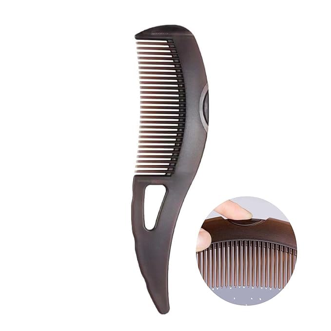 RIEO Hub RIEO Dandruff Comb Scalp Care Comb with Skin Scraping Handle for Women Men Hollow Tooth Hairbrush for Scalp MassageRefreshing and DandruffDirt Removal Reduce Scalp ItchingOil  - Image 1