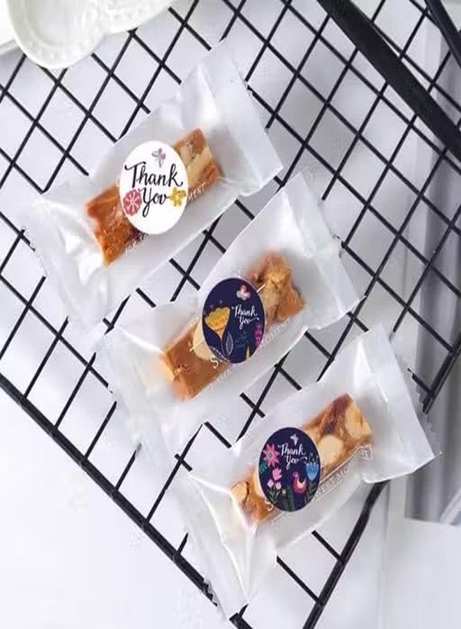 KmCho Thank You Stickers, Round Self-Adhesive Labels for Gift Wrapping, Packaging, Parties, Return Gifts & Business Use - (4 Roll, 4 X 500=2000 Pcs Stickers) (Pack of - 4) - Image 5