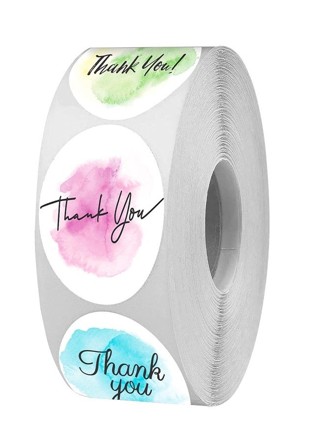 KmCho Thank You Stickers, Round Self-Adhesive Labels for Gift Wrapping, Packaging, Parties, Return Gifts & Business Use - (4 Roll, 4 X 500=2000 Pcs Stickers) (Pack of - 4) - Image 4