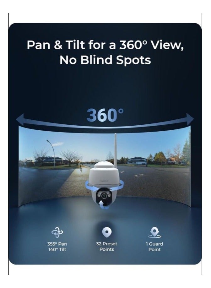 FIPKA reolink Argus PT Ultra, 4K , Wireless Outdoor Camera - Image 2