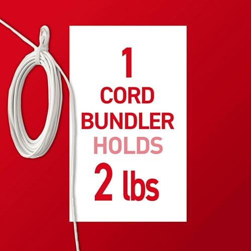 Command Garland Holder, Fireplace Mantle Garland Holder for Displaying Garlands, Wreaths, and Holiday Decor Without Leaving Damage, Holes, or Residue, Holds 2lbs, Green, 6 Pack - Image 3
