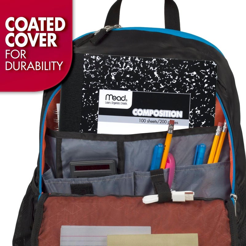 Mead Composition Notebooks, Wide Ruled Paper, 100 Sheets, Comp Book, 5 Pack (72368) - Image 4