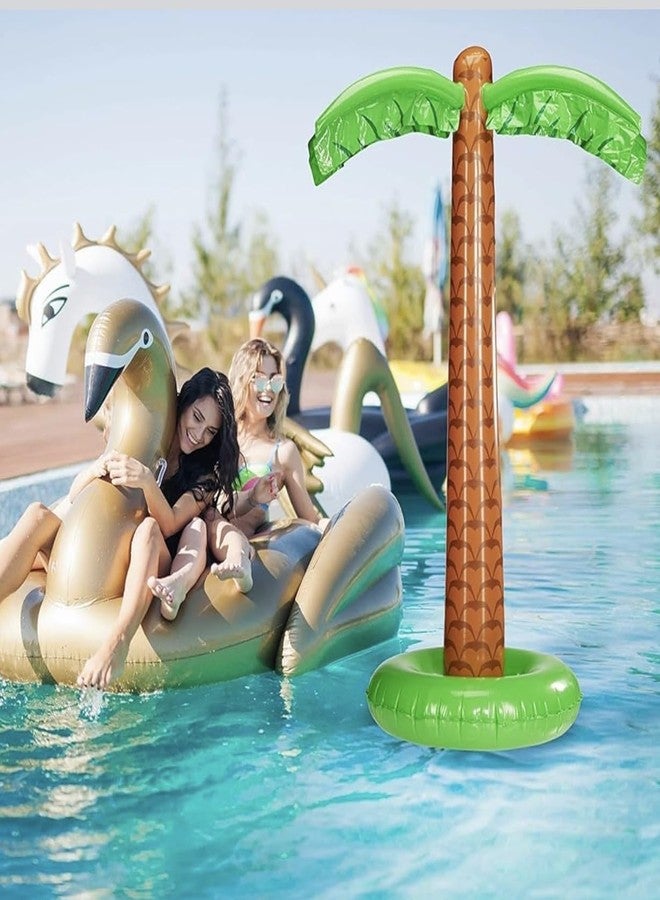 Richtots Premium Inflatable Coconut Tree Punching Bag for Kids Adults, Punching Bag Karate Inflated,Boxing Bag for Immediate Bounce-Back for Taekwondo, Relieve Pent Up Energy (Green) - Image 2
