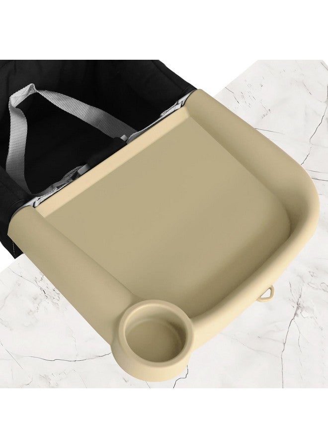 WaterLuu Upgraded Silicone Baby Dining Tray Compatible with Inglesina Fast Table Chair & Hook-On High Chairs, BPA-Free and Dishwasher Safe, Non-Slip Removable Baby Feeding Tray (Brown) - Image 1