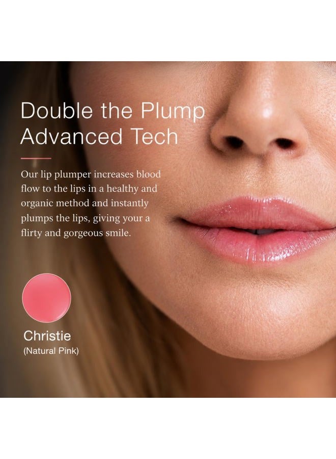 SBLA Beauty Double The Plump Lip Plump & Sculpt, Hydrating Lip Plumper Gloss, Instantly Plumps Lips, Reduce Fine Lines & Creates Fuller Pout, Randi (Nude Rose), 11 Oz - Image 3