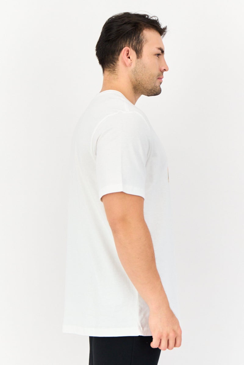 Nike Men Sportswear Fit Short Sleeves Outdoor T-shirt, White  - Image 2