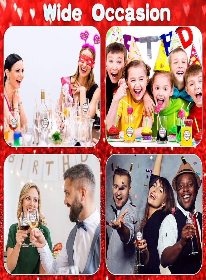 Zonon 600 Pieces Drink Stickers for Cups, Water Bottles, Blank Drink Labels This Belongs to Stickers for Wedding Reception, Birthday Party, Holiday Party, Custom Blank Cup Name Tags - Image 5