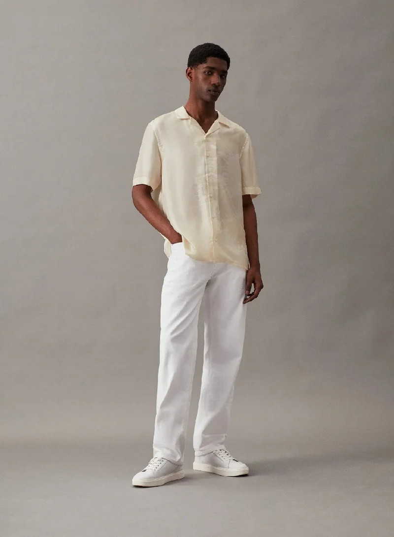 CALVIN KLEIN Silk Floral Shirt