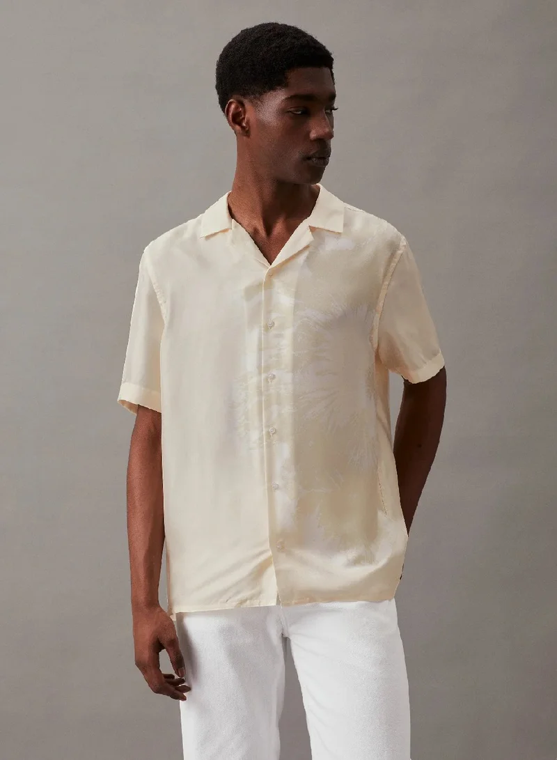 CALVIN KLEIN Silk Floral Shirt