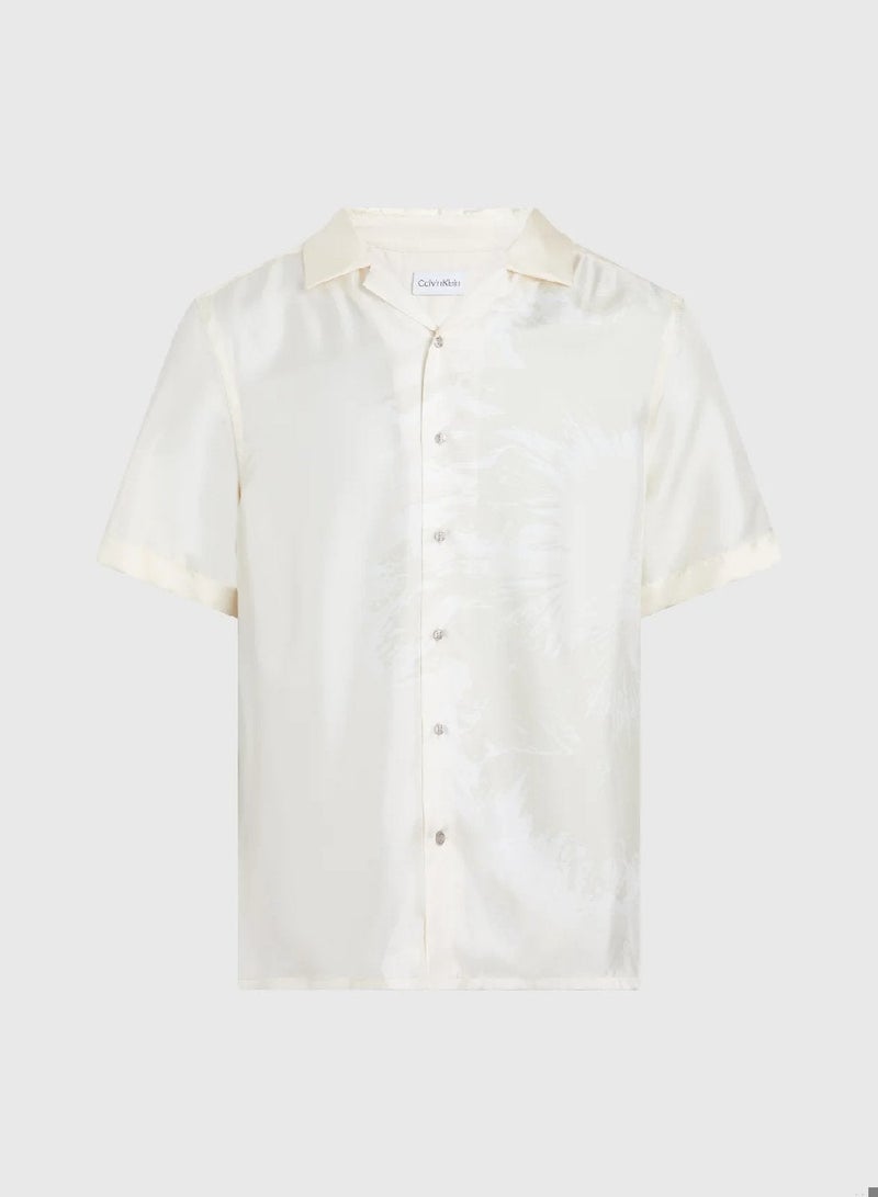 CALVIN KLEIN Silk Floral Shirt - Image 5