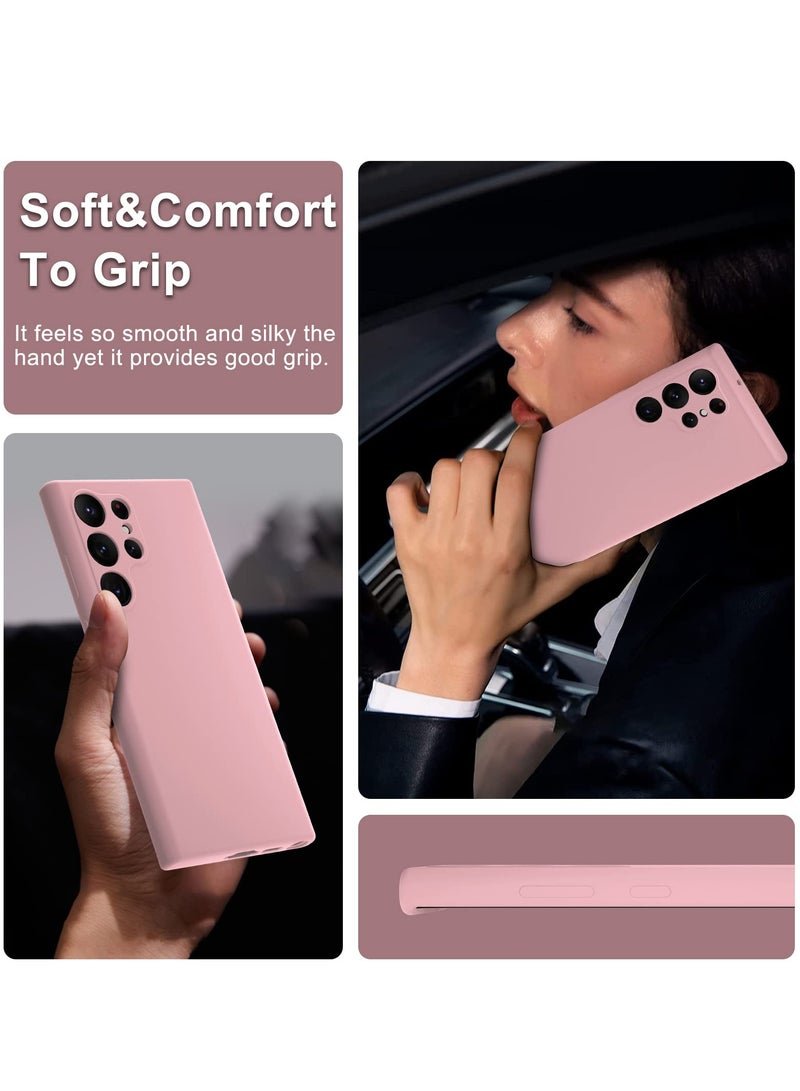 BORTONY Galaxy S23 Ultra Case Camera Protective Soft Silicone Silky Touch Flexible Slim Protective Case Cover for Samsung Galaxy S23 Ultra 6.8 Inch - Image 4