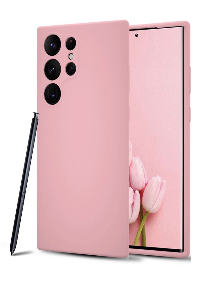 BORTONY Galaxy S23 Ultra Case Camera Protective Soft Silicone Silky Touch Flexible Slim Protective Case Cover for Samsung Galaxy S23 Ultra 6.8 Inch - Image 1