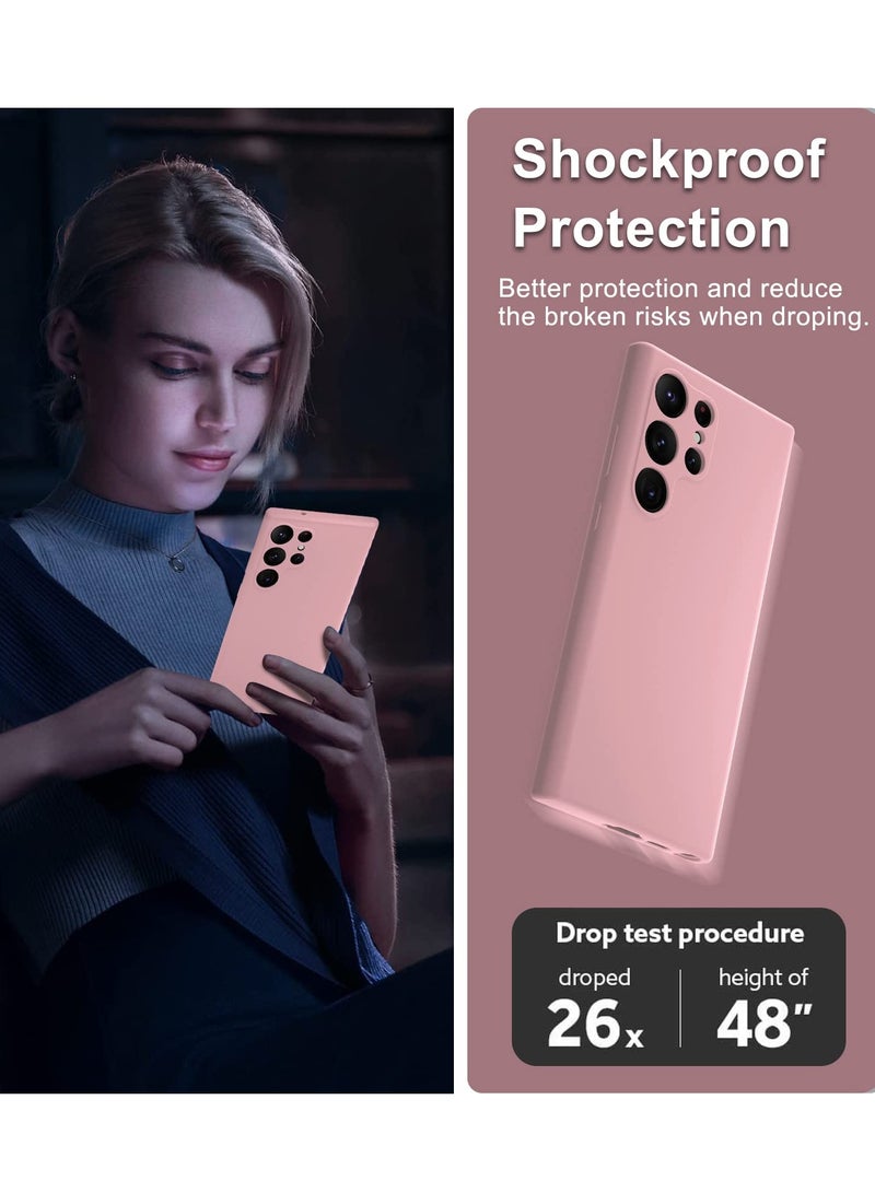 BORTONY Galaxy S23 Ultra Case Camera Protective Soft Silicone Silky Touch Flexible Slim Protective Case Cover for Samsung Galaxy S23 Ultra 6.8 Inch - Image 5