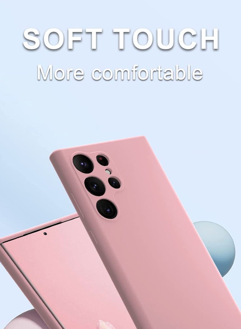 BORTONY Galaxy S23 Ultra Case Camera Protective Soft Silicone Silky Touch Flexible Slim Protective Case Cover for Samsung Galaxy S23 Ultra 6.8 Inch - Image 2