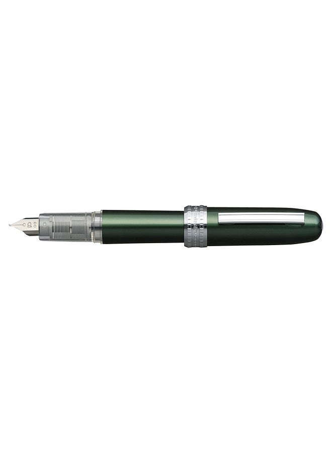 Platinum Fountain Pen, Plaisir Fine Nib, Green (PGB-1000-#41-F) - Image 2