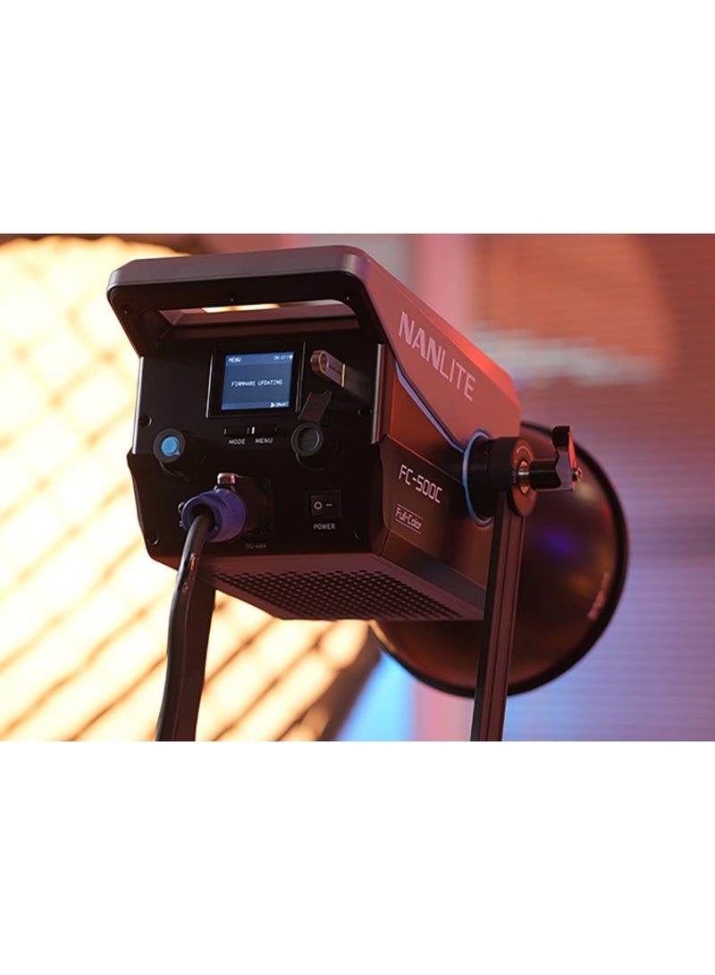 Nanlite FC-500C RGBW LED Spotlight – 500W Full-Color Cinematic Light with High CRI/TLCI, Bluetooth & DMX Control - Image 5