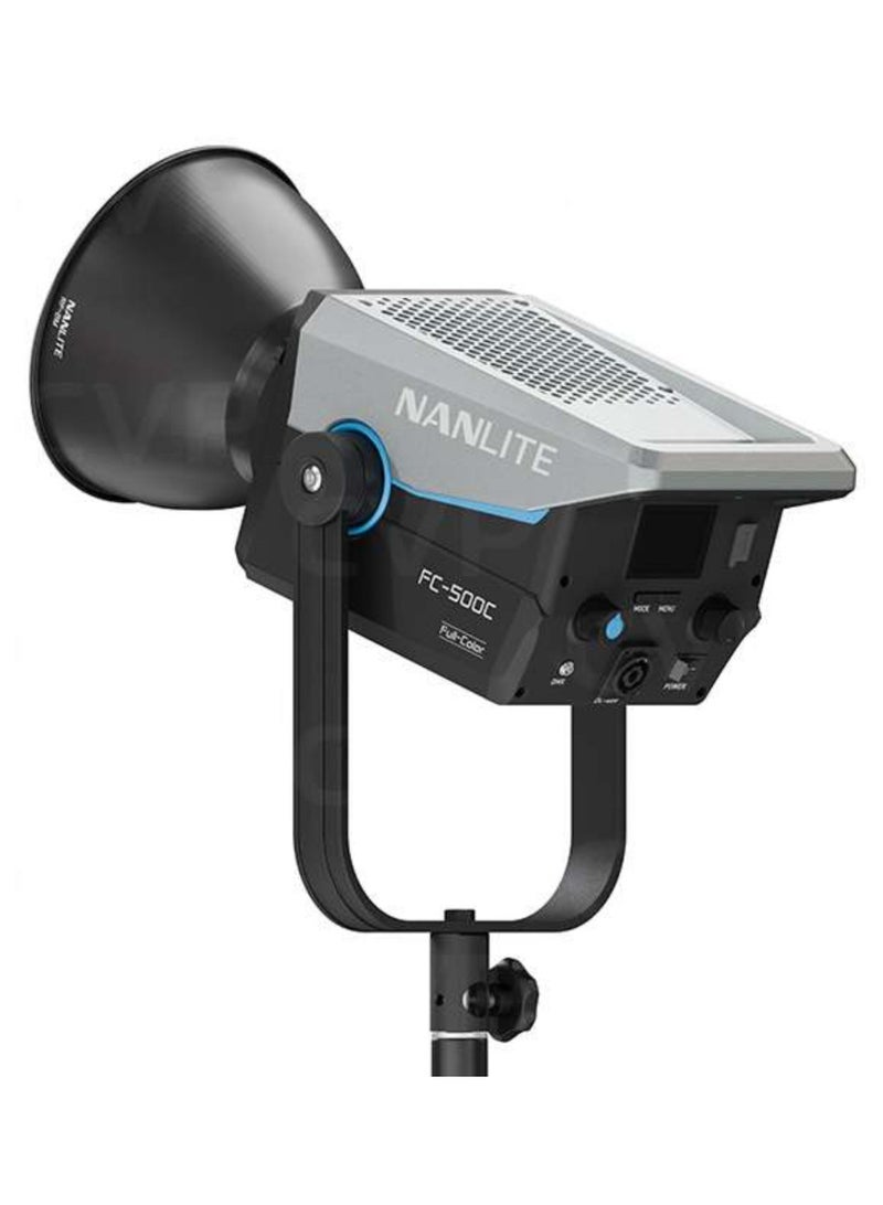 Nanlite FC-500C RGBW LED Spotlight – 500W Full-Color Cinematic Light with High CRI/TLCI, Bluetooth & DMX Control - Image 1