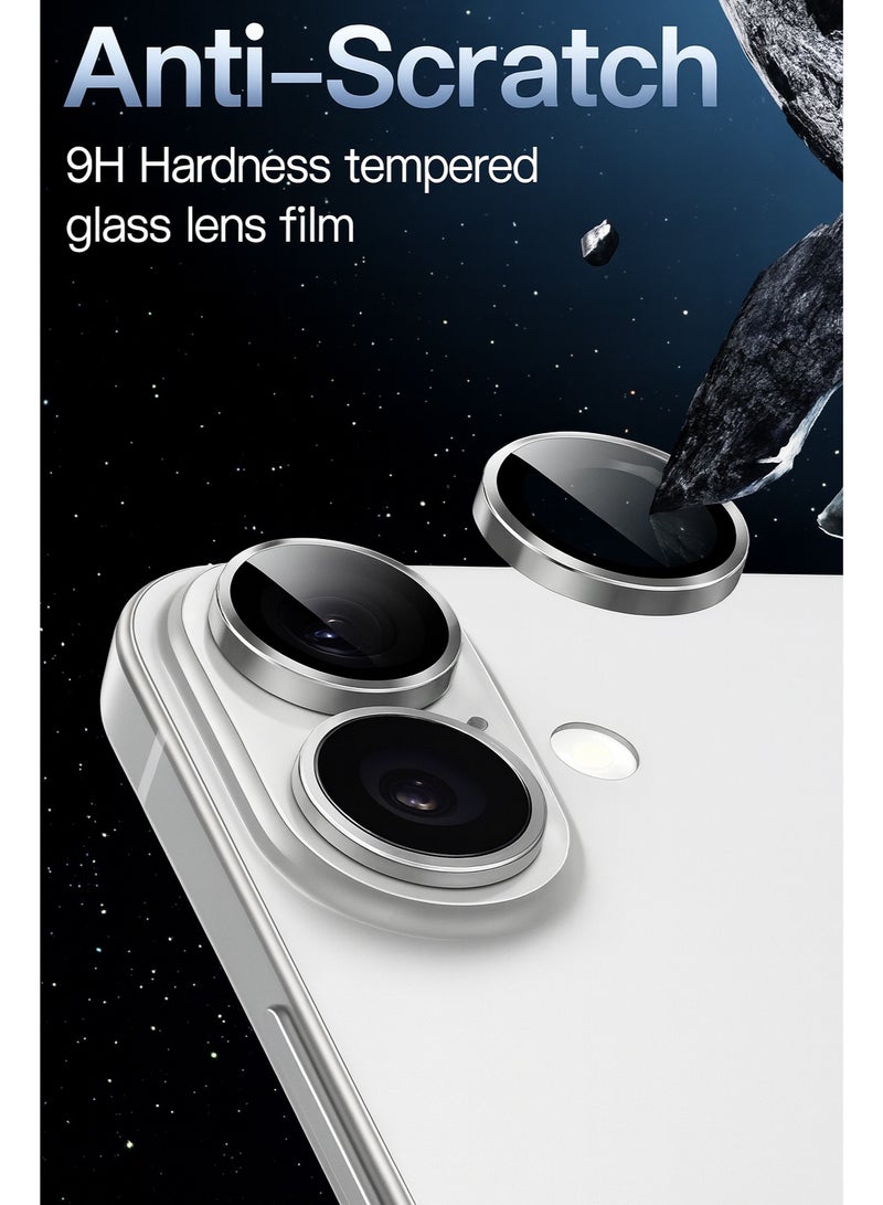 Camera Lens Protector for iPhone 17 – Elegant Silver Lenses Enhance Your Phone’s Style with Complete Safety and Protection. - Image 2