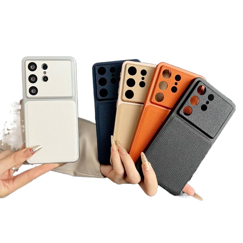 Samsung Galaxy S26 Ultra Scratch Resistant Leather Protective Texture for Samsung S26 Ultra Samsung S26 with Small V Pattern and Simple Style - Image 2