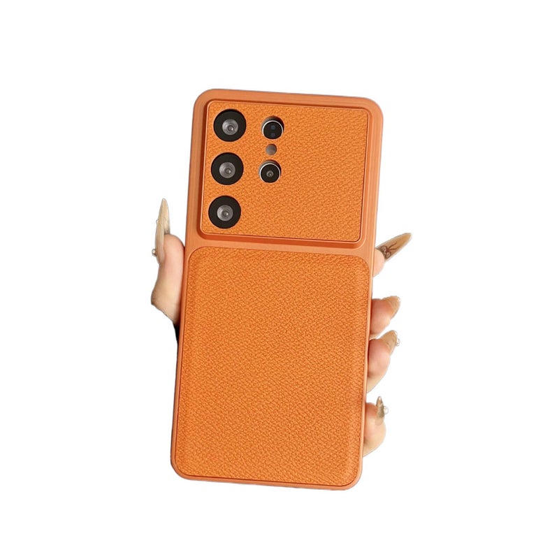 Samsung Galaxy S26 Ultra Scratch Resistant Leather Protective Texture for Samsung S26 Ultra Samsung S26 with Small V Pattern and Simple Style - Image 4