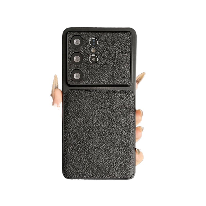 Samsung Galaxy S26 Ultra Scratch Resistant Leather Protective Texture for Samsung S26 Ultra Samsung S26 with Small V Pattern and Simple Style - Image 3
